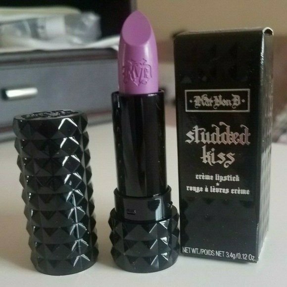 NIB KVD Kat Von D Studded Kiss Crėme Vegan Lipstick Ozzy